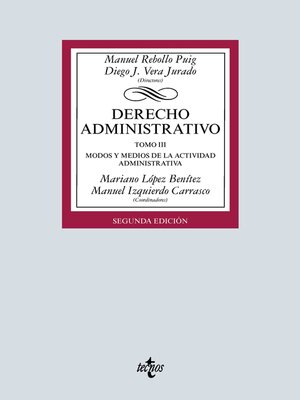 cover image of Derecho Administrativo. Tomo III